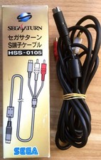 CÂBLE OFFICIEL S-VIDÉO CONSOLE SEGA SATURN NTSC JAPAN COMPLET CIB OVP HSS-0105