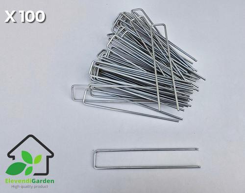 100 piquets fixation pour - 100,