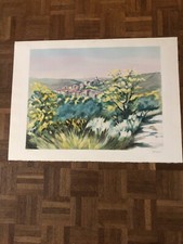 superbe lithographie originale