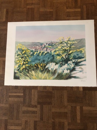 Superbe lithographie originale - superbe,