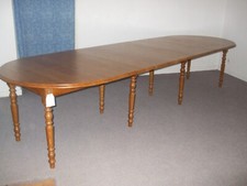 table ronde chene massif + 5