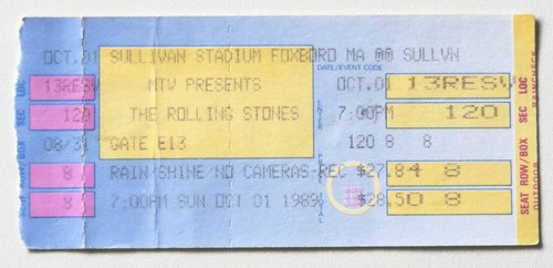 Billet concert ticket stub the - ticket,