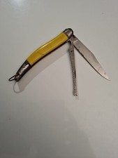 COUTEAU DE POCHE PLIANT A POISSON PECHEUR DOUBLE LAME GERMANY HERBERTZ ROSTFREI 