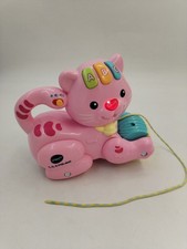 Vtech 1, 2,3 P'tit Chat Rose Jouet Électronique Jeu Eveil Animaux Lumineux Sons