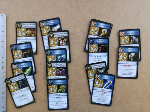 Lot carte objets - de,