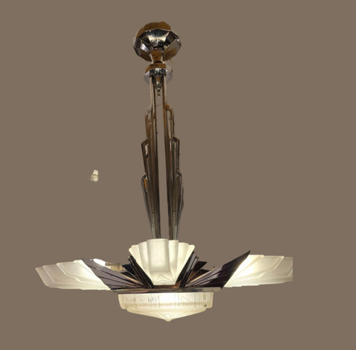 Lustre art deco - , petitot