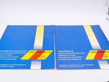 NZG MODELLE 2 X CATALOGUES ENGINS TRAVAUX PUBLICS TEREX CAT O & K RH FORD ...