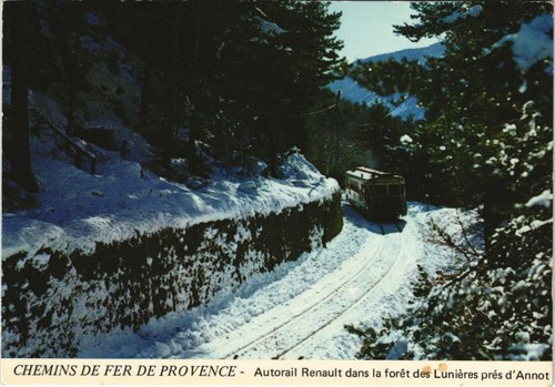 Cpm autorail renault dans - renault, la
