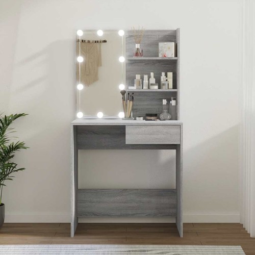 Coiffeuse avec led table - coiffeuse,