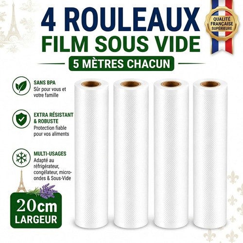 Rouleaux sous vide - rouleaux, x
