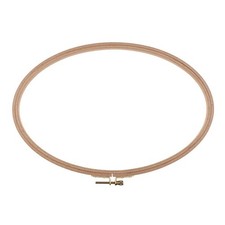 Cercle à Broder en Bois Anneau de Broderie Réglable Cercle de Broderie pour