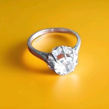 Bague Ancienne Or Blanc