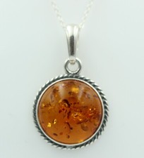 Ambre Conception Pendentif 925