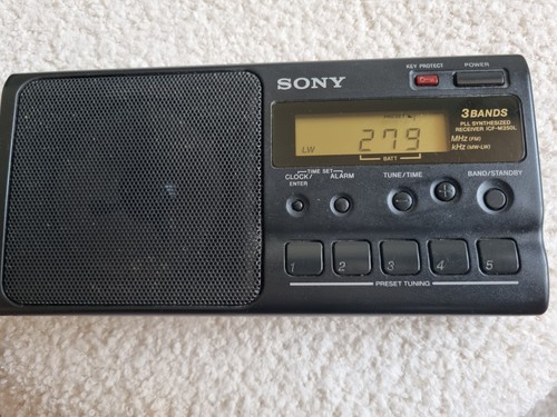 Sony icf m350l radio portable - sony,