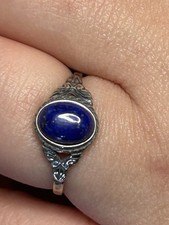 Bague lapis lazuli et argent -