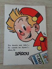 BUVARD SPIROU - BANDE DESSINEE -
