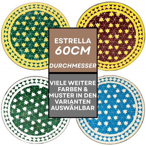 Table marocaine mosaïque - table,