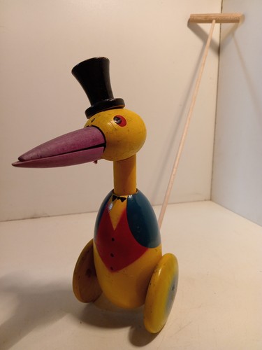 Falquet cigogne à pousser - cigogne,