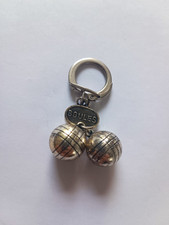 Porte-clés Boules de Pétanque Marque JB Keychain Vintage 60'