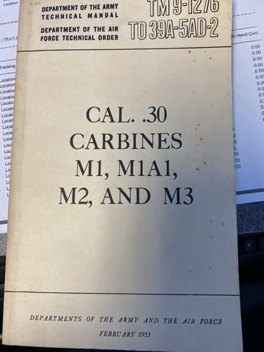 Cal carbines m1 m1a1 - cal.,