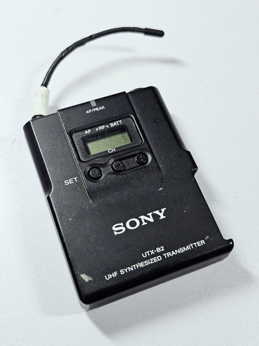 Sony utx uhfsynthesized - sony,