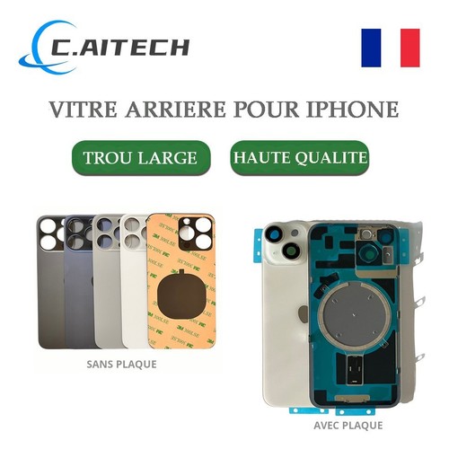 Vitre arriere pour iphone 8 - pour,