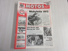MOTOS D'HIER 076 08.2004 MOTOBECANE AV3 de 1949 Hans HALDEMANN ROVIN 500 de 1927