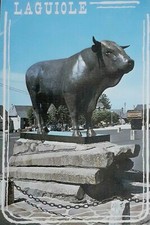 Vintage carte postale laguiole