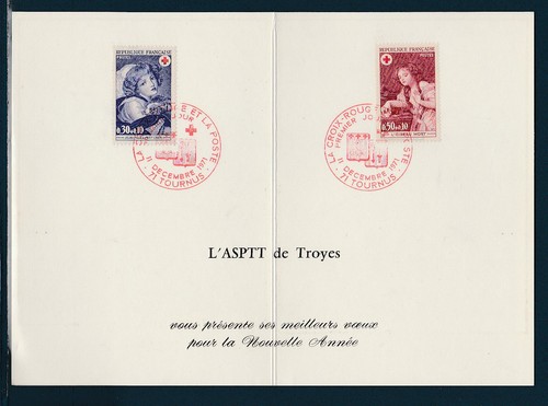 Carte double 1er jour - , la