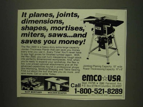 1985 emco rex - 1985,