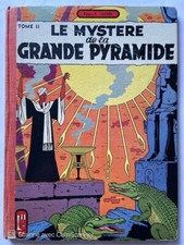 BLAKE ET MORTIMER Mystère Grande Pyramide 2 TBE Dos toilé DARGAUD 1956 - JACOBS