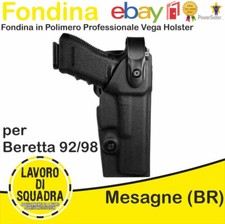 Holster Vega VKD8 Gauche Vegatek Duty En POLYMÈRE Avec Securité Pour Beret