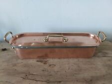 Gaillard copper pan Copper Fish  Kettle Poacher  Rarely