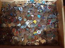 LOT DE 20 JETONS  DE CADDIE EN METAL DIFFERANT 