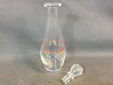 Ancienne petite carafe à alcool liqueur de bistrot années 1950 en verre vintage