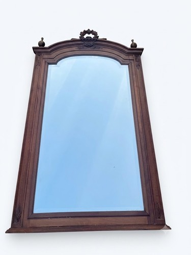 Miroir trumeau bois naturel - en,