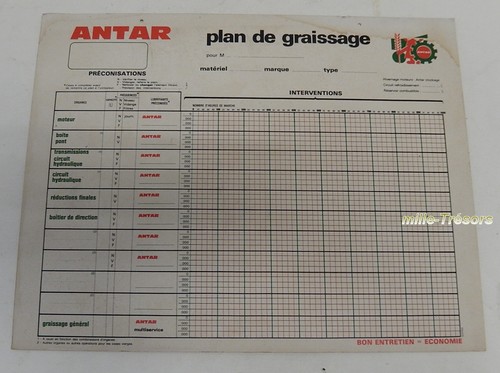 Ancien panneau antar - ancien, plan