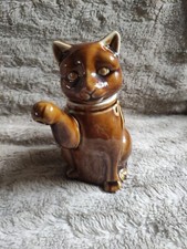 Pichet ou théière Chat   Céramique vintage  décoration