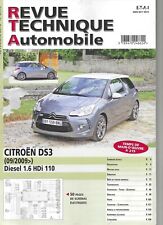 Revue Technique Citroen DS3 1.6 Hdi 110 Depuis 2009 Diesel 
