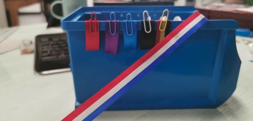 Ruban france bleu - ruban, rouge