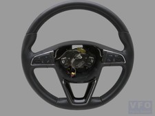 Volant En Cuir Multifonction Noir En Cuir Pour Seat Ibiza 6P Leon 5F 5F0419091