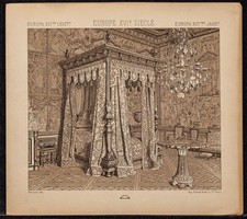 1890 - Lit de parade à