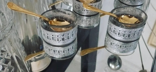 Rare service caviar set - à,