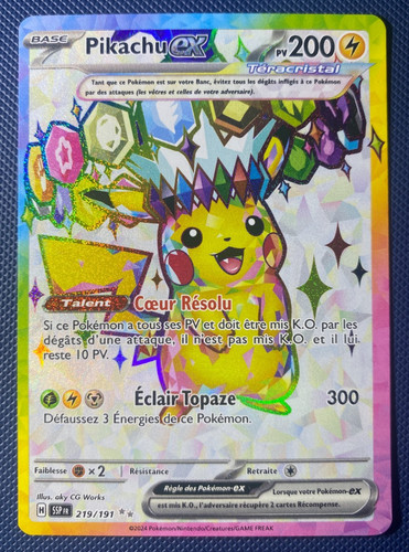 Carte pokémon pikachu - carte,