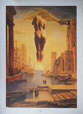 Salvador DALI : La main de Dali retirant la Toison d’Or, Lithographie signée