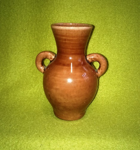 Vase amphore faïence signé - amphore,