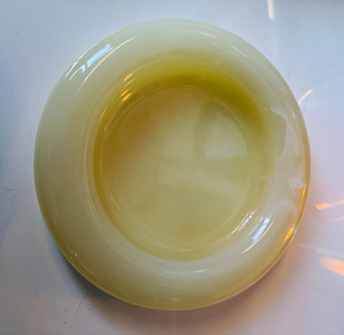 Round marbled stone coaster - round,