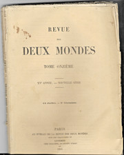 REVUE DES DEUX MONDES. Tome