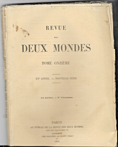 Revue des deux - deux, tome