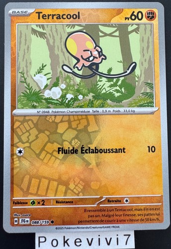 Carte pokemon terracool - carte,